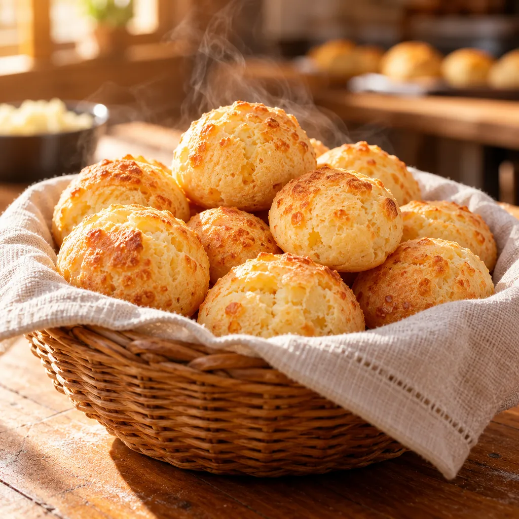 Pão de queijo quentinho